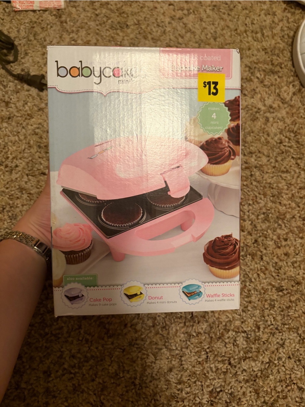 babycakes Mini Pink Cupcake Maker – Compact Pink Bakeware